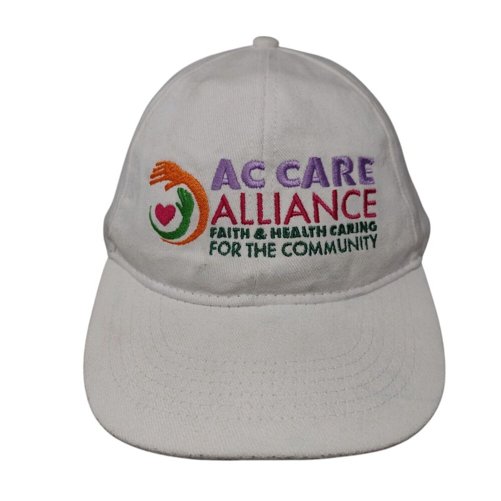 AC Care Alliance Faith & Healthy Caring For The Community Slideback Hat White OS